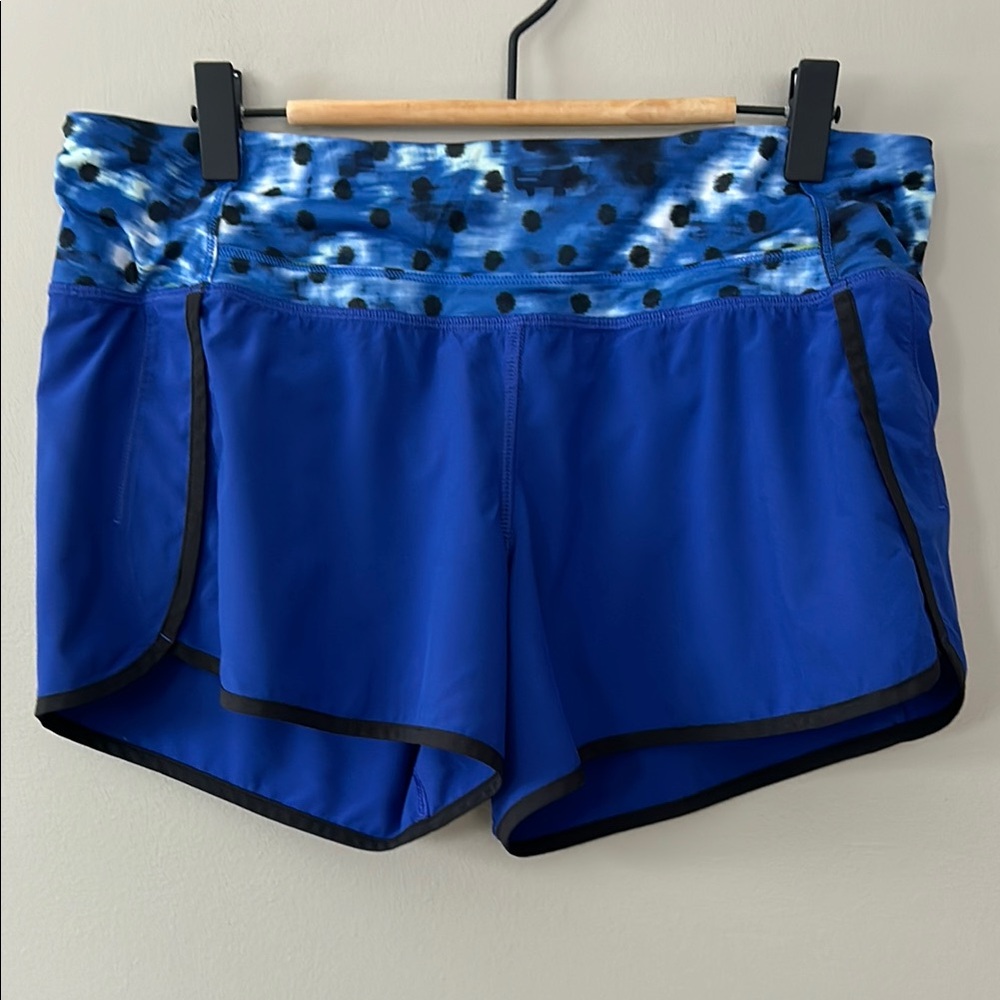 Lululemon Run Times Short sz 6‎ Sapphire Blue